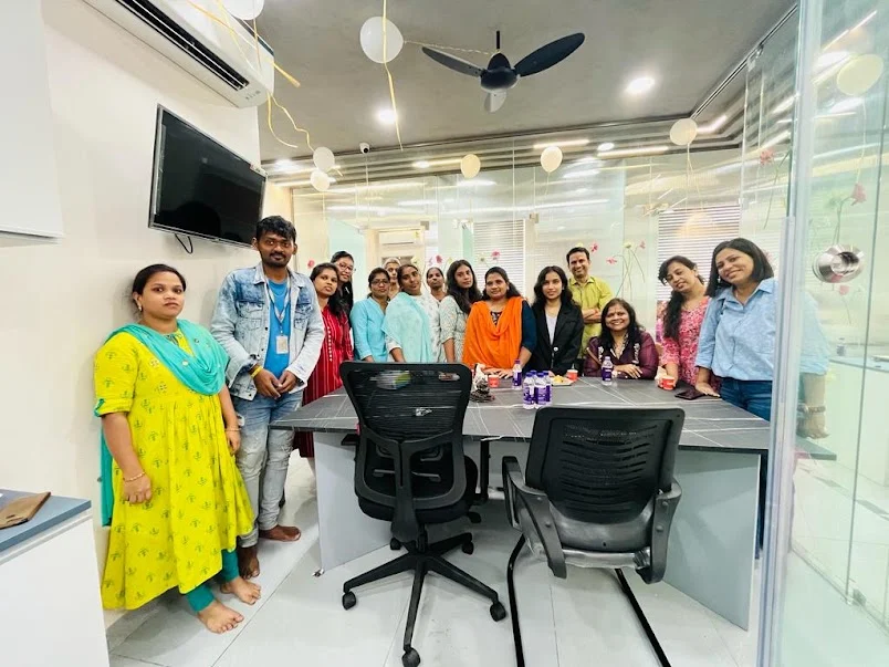 PSC colleagues gathered in the office